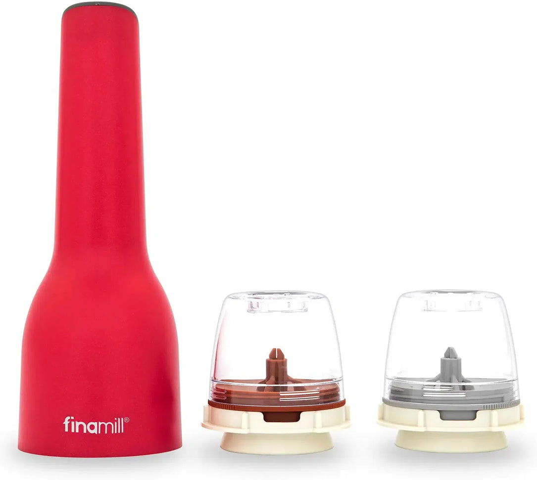 Finamill - Sangria Grinder with 2 Pods (ProPlus & Peppercorn), Rechargeable - GP813437-111SAN
