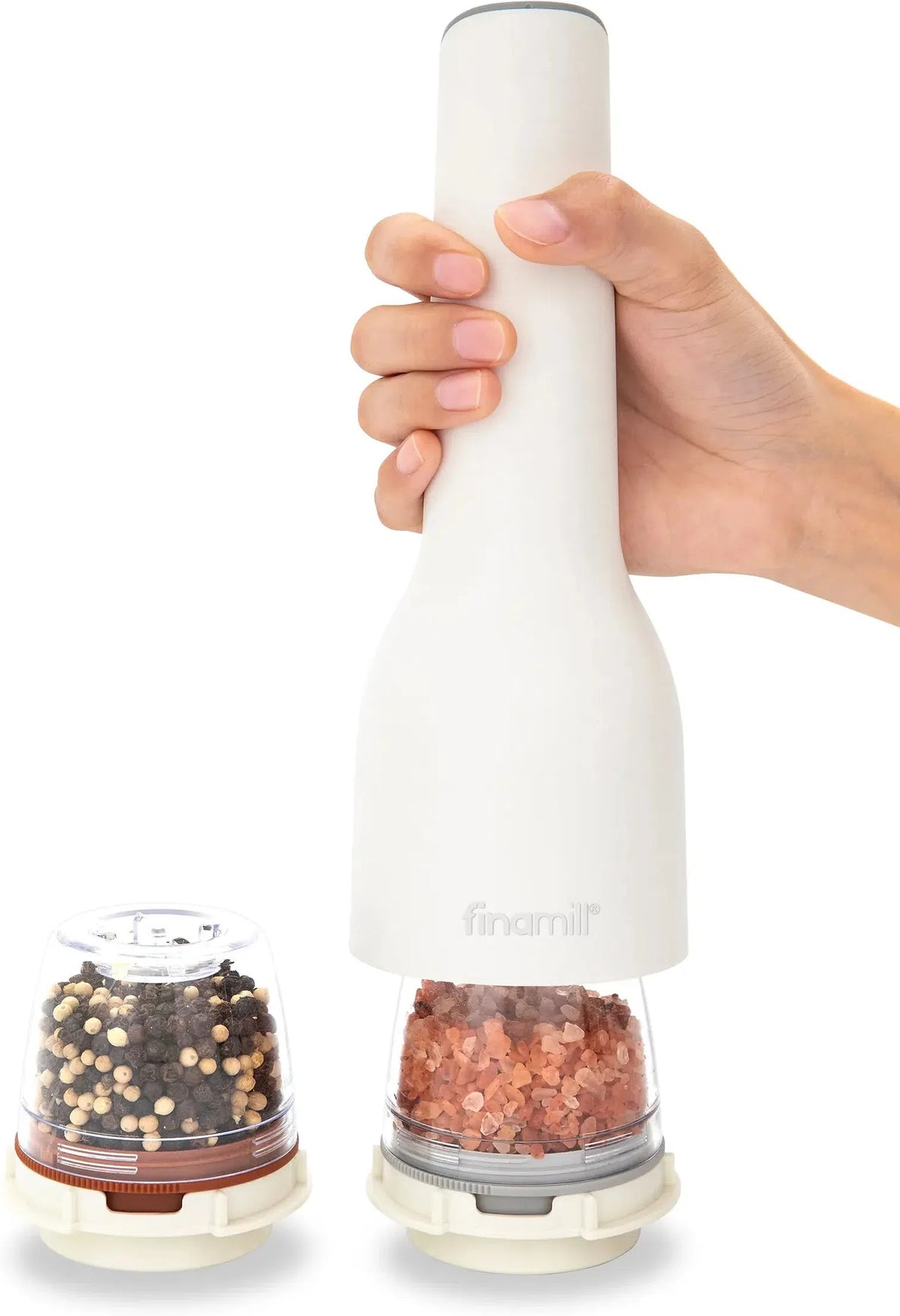 Finamill - Soft Cream Grinder with 2 Pods (ProPlus & Peppercorn), Battery Operated - GP803437-111SOC