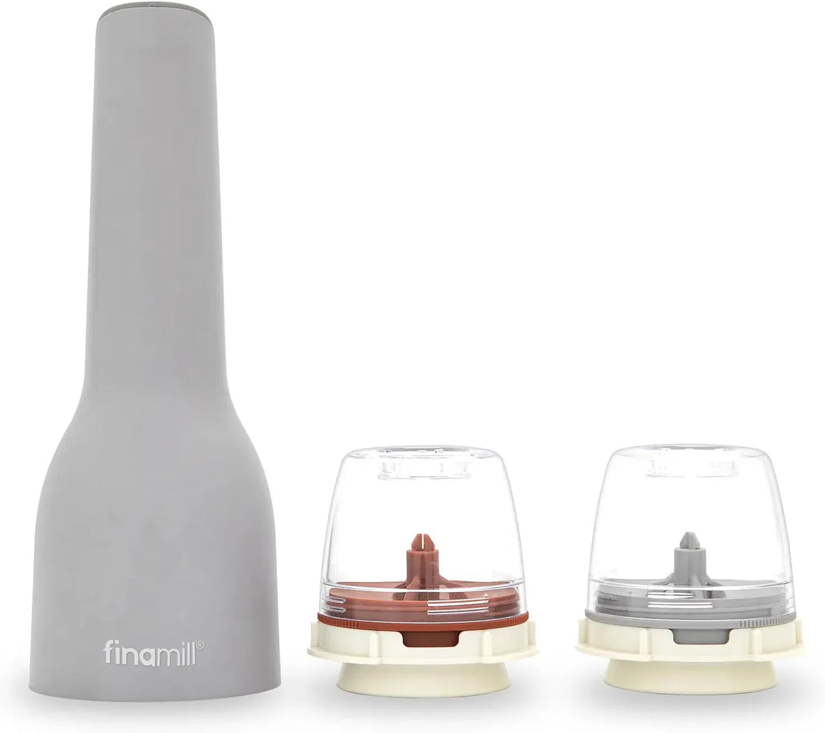 Finamill - Stone Grinder with 2 Pods (ProPlus & Peppercorn), Battery Operated - GP803437-111STO