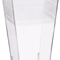 Fineline Settings - 10 Oz Clear Plastic Square Tumbler, 168/cs - 1110-CL (Special Order Item)