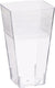 Fineline Settings - 10 Oz Clear Plastic Square Tumbler, 168/cs - 1110-CL (Special Order Item)