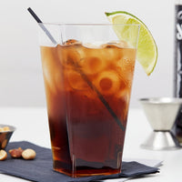 Fineline Settings - 12 Oz Clear Plastic Square Tumbler, 168/cs - 1112-CL (Special Order Item)