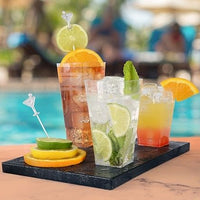 Fineline Settings - 12 Oz Clear Plastic Square Tumbler, 168/cs - 1112-CL (Special Order Item)