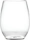 Fineline Settings - 12 Oz Clear Plastic Stemless Goblet Glass,, 48/cs - 2722CL