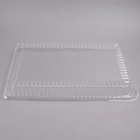 Fineline Settings - 12" x 18" Clear Plastic Rectangular High Dome Lid, 40/cs - DDRC1812.L