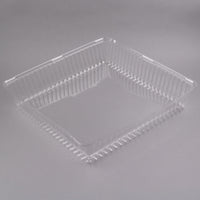Fineline Settings - 16" x 16" Clear Plastic Square Dome Lid, 40/cs - DDSQ1616.L