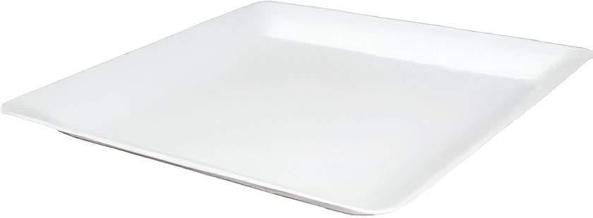 Fineline Settings - 16" x 16" White Square Platter - SQ4616.WH