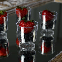 Fineline Settings - 2 Oz Clear Plastic Wine Glass, 10x24/cs - 2202-CL