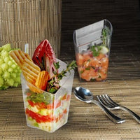 Fineline Settings - 2.2 Oz Clear Plastic Tiny Trifles Bowl, 200/cs - 6407-CL