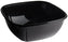 Fineline Settings - 320 Oz Black X-Large Square Bowl, 25/Cs - 15320V2L-BK