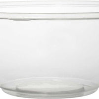 Fineline Settings - 320 Oz Clear PET Plastic Salad Bowl, 25/cs - 5320-CL