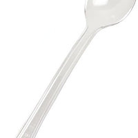 Fineline Settings - 4" Plastic Tiny Tasters Spoons, 48 x 20/cs - 6501-CL