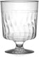 Fineline Settings - 5.5 Oz Clear Plastic Wine Glass, 10x24/cs - 2205