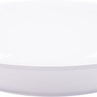 Fineline Settings - 64 Oz White Oval Plastic Bowl, 50/Cs - 456.WH