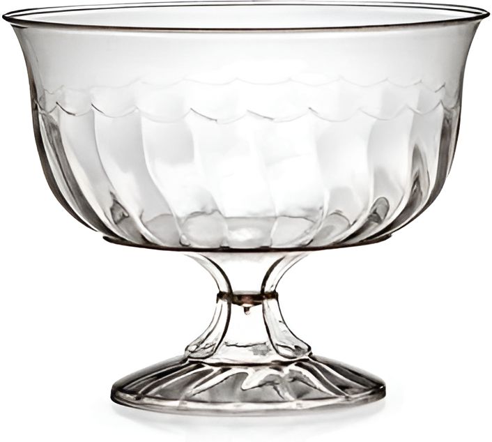 Fineline Settings - 8 Oz Clear Plastic Dessert Cup, 240/Cs - 2088-CL (Special Order Item)