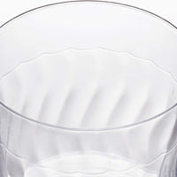 Fineline Settings - 8 Oz Clear Plastic Wine Glass, 10x24/cs - 2208
