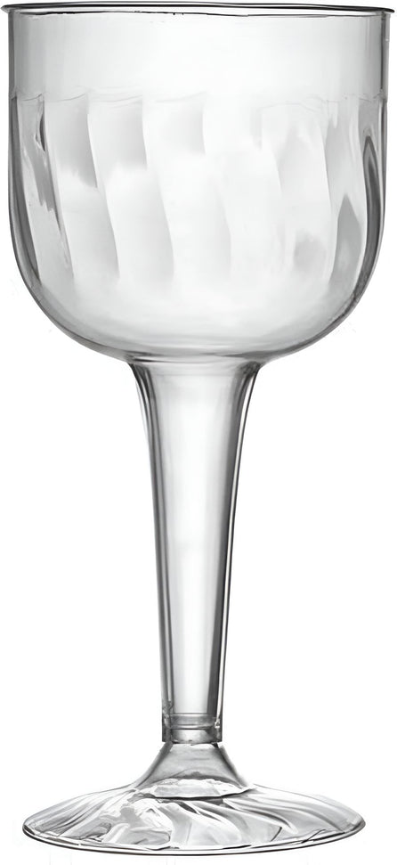 Fineline Settings - 8 Oz Clear Plastic Wine Glass, 8 x 12/cs - 2209