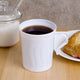 Fineline Settings - 8 Oz White Plastic Coffee Mug, 288/cs - 208-WH