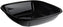 Fineline Settings - 80 Oz Black X-Large Square Bowl, 50/cs - 15080L-BK
