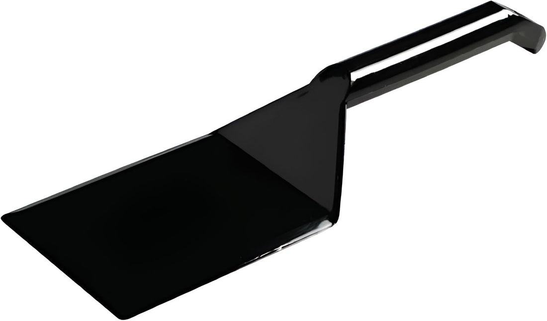 Fineline Settings - Black Disposable Plastic Spatula, 48/cs - 3313-BK (Special Order Item)