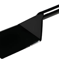 Fineline Settings - Black Disposable Plastic Spatula, 48/cs - 3313-BK (Special Order Item)