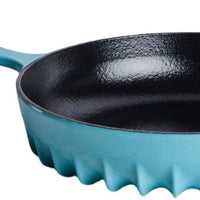 FireUp - 10" Aqua Blue Cast Iron Skillet - FC043 - DISCONTINUED