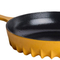 FireUp - 10" Citrus Yellow Cast Iron Skillet - FC039 - DISCONTINUED