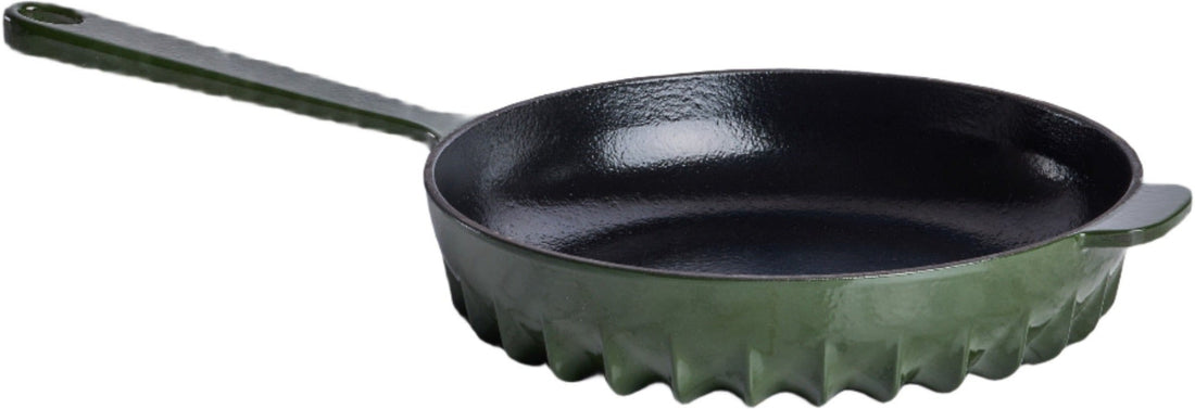 FireUp - 10" Olive Green Cast Iron Skillet - FC042 - DISCONTINUED