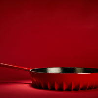 FireUp - 10" Red Cast Iron Skillet - FC016