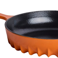 FireUp - 10" Skillet With Lid Tangerine Orange - FC036 - DISCONTINUED
