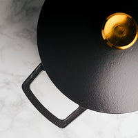 FireUp - 5.3 QT Black Cast Iron Dutch Oven (5L) - FC005