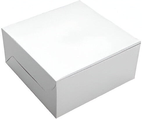 First Quality Packaging - 17" x 13" x 6", 2 Pc White Corrugated Cake Box, 50/Bn - 12 CR17136000 (Special Order Item)