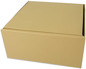 First Quality Packaging - 23" x 17" x 8", 2 Pc Kraft Corrugated Cake Box, 25/Bn - 1602030
