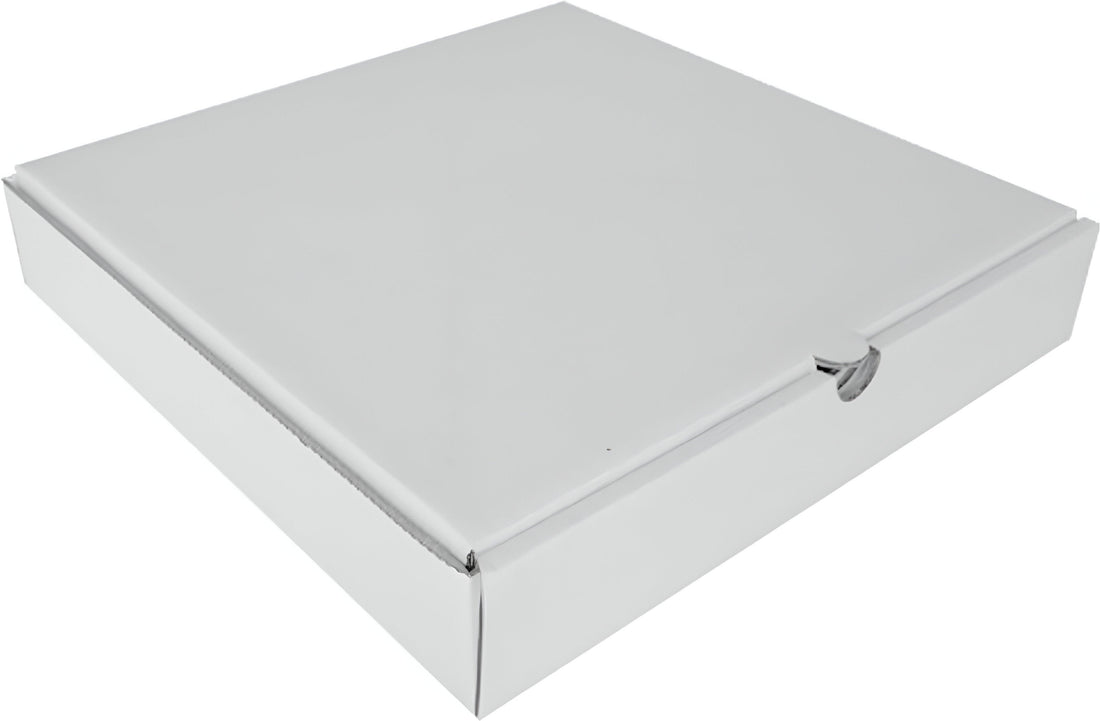 First Quality Packaging - 7" x 7" x 1.75" White Plain Pizza Box, 50/Bn - 12 CR77200000 (Special Order Item)