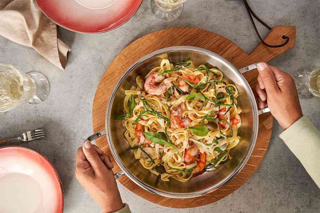 Fissler - 2.1 QT Original-Profi Stainless Steel Serving Pan with High Dome Lid - 084-388-24-0000