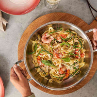 Fissler - 2.1 QT Original-Profi Stainless Steel Serving Pan with High Dome Lid - 084-388-24-0000