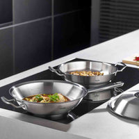 Fissler - 2.1 QT Original-Profi Stainless Steel Serving Pan with High Dome Lid - 084-388-24-0000