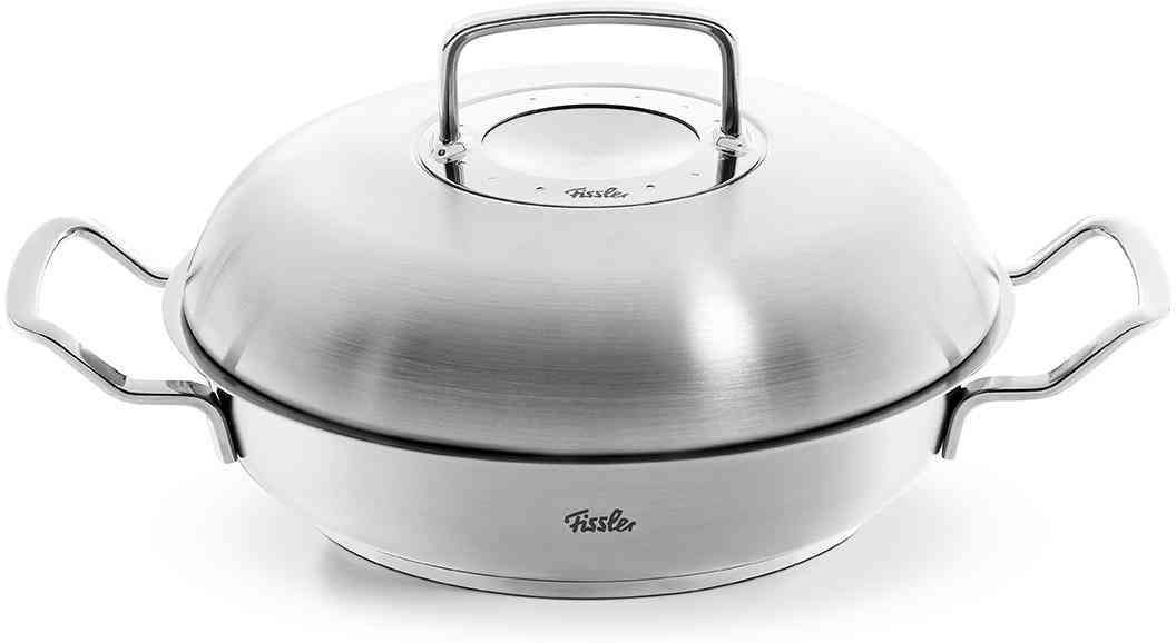 Fissler - 2.1 QT Original-Profi Stainless Steel Serving Pan with High Dome Lid - 084-388-24-0000