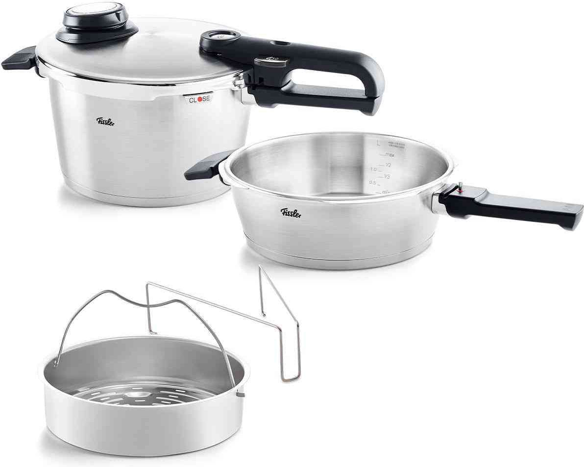 Fissler - 4.8 QT Vitavit Premium Pressure Cooker & Skillet - 622-412-11-0700