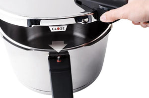 Fissler - 4.8 QT Vitavit Premium Pressure Cooker with Steamer - 622-412-04-0700