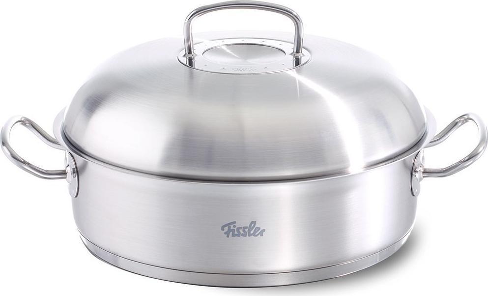 Fissler - 5.1 QT Original-Profi Round Roaster With Domed Lid - 084-588-28-0000