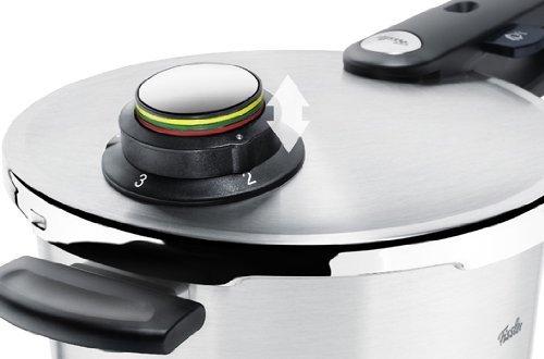 Fissler - 6.3 QT & 3.7 QT Vitavit Premium Pressure Cookers with Cover - 622-412-13-0900