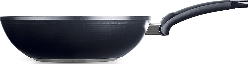 Fissler - Ceratal 11”, 3.9 Qt Orbit Black Ceramic Non-Stick Wok - 100-821-28-1000