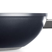 Fissler - Ceratal 11”, 3.9 Qt Orbit Black Ceramic Non-Stick Wok - 100-821-28-1000
