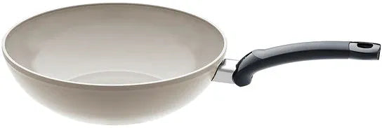 Fissler - Ceratal 11”, 3.9 Qt Warm Grey Ceramic Non-Stick Wok - 100-820-28-1000