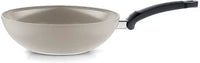 Fissler - Ceratal 11”, 3.9 Qt Warm Grey Ceramic Non-Stick Wok - 100-820-28-1000
