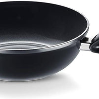 Fissler - Ceratal 12.6”, 6 Qt Orbit Black Ceramic Non-Stick Wok, with Helper Handle - 100-821-32-1000