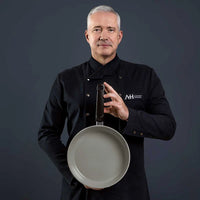 Fissler - Ceratal®Comfort 2 Pcs Set 9.5” & 11” Warm Grey Ceramic Non-Stick Frying Pans - 159-220-02-1000