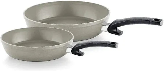 Fissler - Ceratal®Comfort 2 Pcs Set 9.5” & 11” Warm Grey Ceramic Non-Stick Frying Pans - 159-220-02-1000