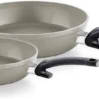 Fissler - Ceratal®Comfort 2 Pcs Set 9.5” & 11” Warm Grey Ceramic Non-Stick Frying Pans - 159-220-02-1000